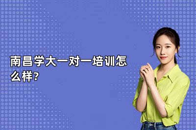 南昌学大一对一培训怎么样?