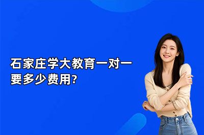 石家庄学大教育一对一要多少费用?